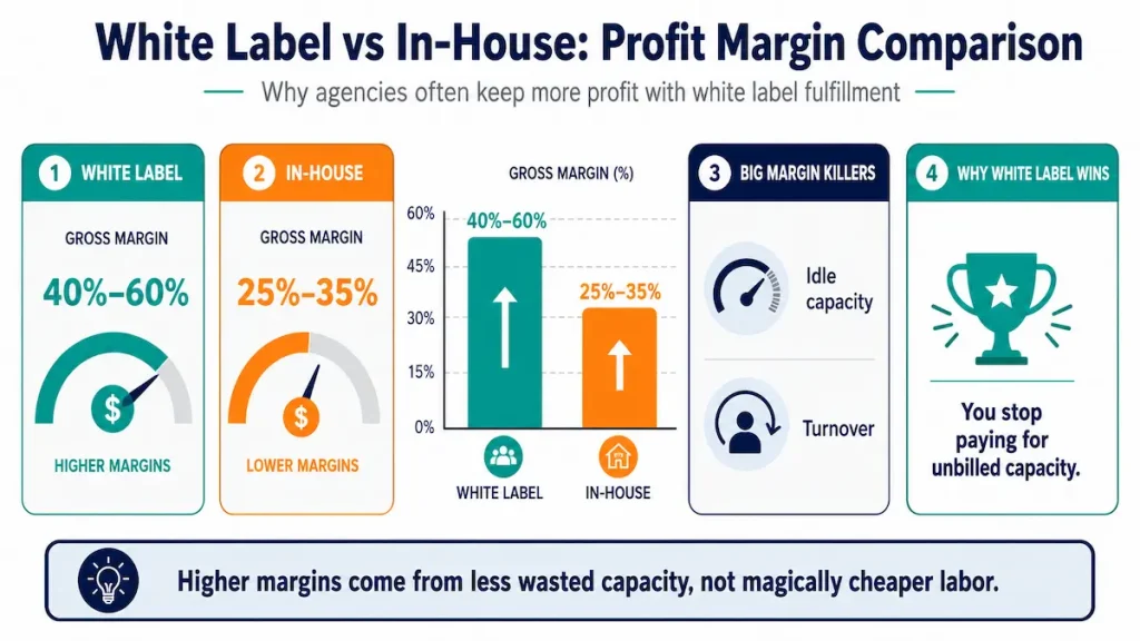 Profit margins compared
