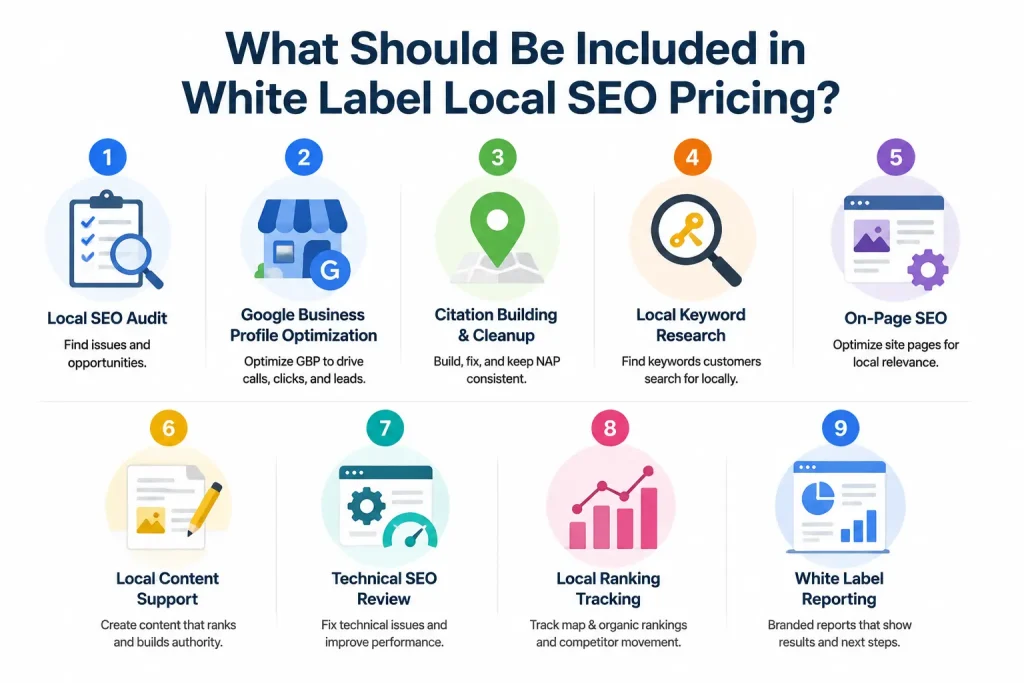 What Should Be Included in White Label Local SEO Pricing